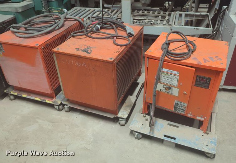 (3) Ferro forklift chargers - LA9393