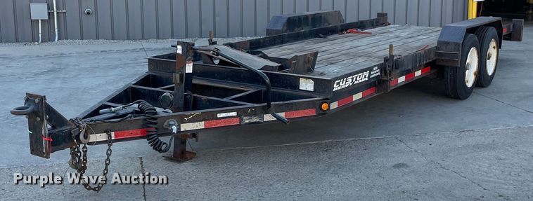 2018 Lucon 7T192THDBW  tilt deck equipment trailer - LJ9741