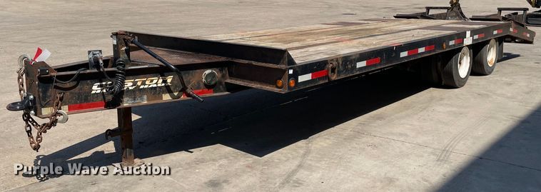 2016 Lucon 12T202ELPHD  equipment trailer - LJ9748
