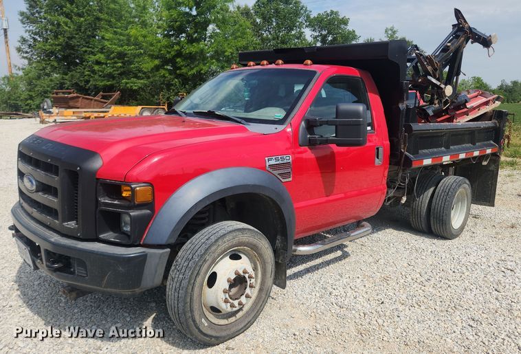 2008 Ford F550 Super Duty XL  dump truck - LX9725