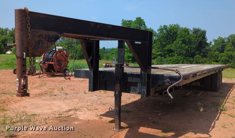 Shop built  equipment trailer - MY9326