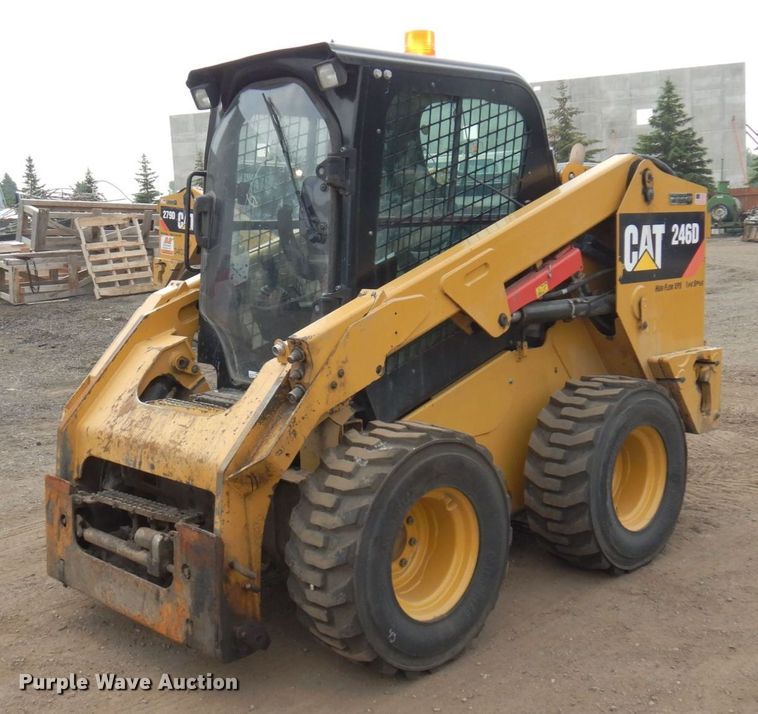 2017 Caterpillar 246D  skid steer loader - AF9676