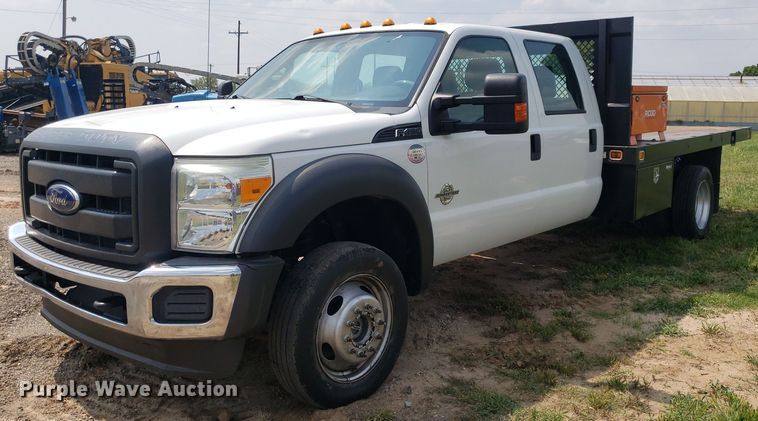 2016 Ford F450 Super Duty  Crew Cab flatbed truck - DP7942