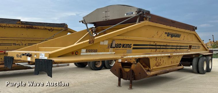 1995 Load King 2060-40-2  bottom dump trailer - DR4653
