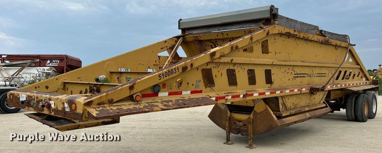 2000 Trail King TK54BDV432  bottom dump trailer - DR4674