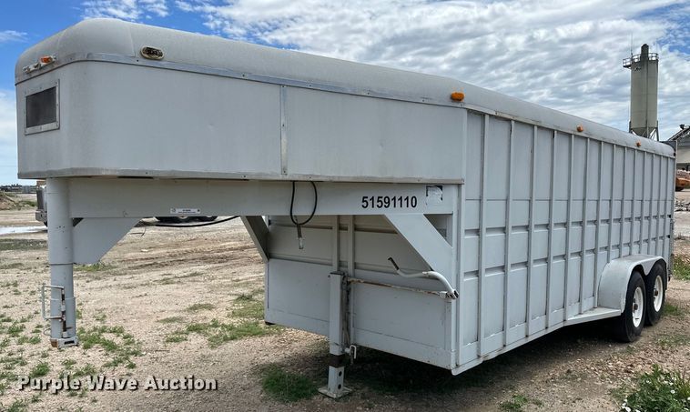1991 Travalong  livestock trailer - NY9068