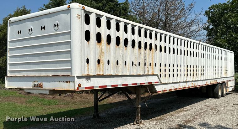 2003 McElroy  livestock trailer - MB9534