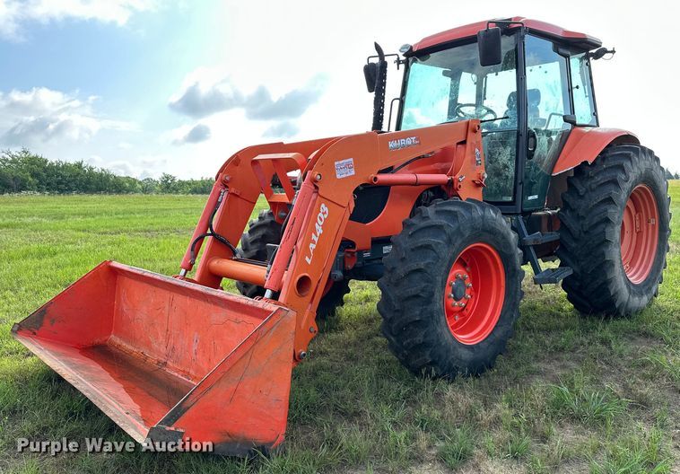 2014 Kubota M108S  MFWD tractor - OC9006