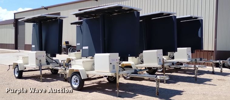 (6) 2007 American Signal message board trailers - DP3274