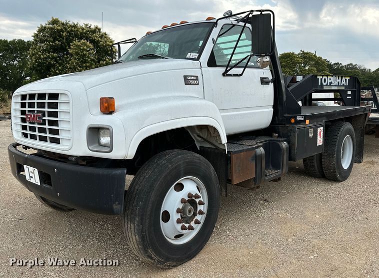 1998 GMC C7500  flatbed truck - OC9066