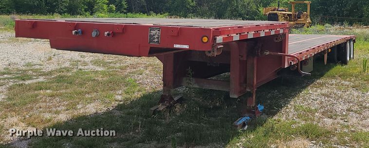 1990 Fontaine DFT-4-8048A  drop deck trailer - MO9931