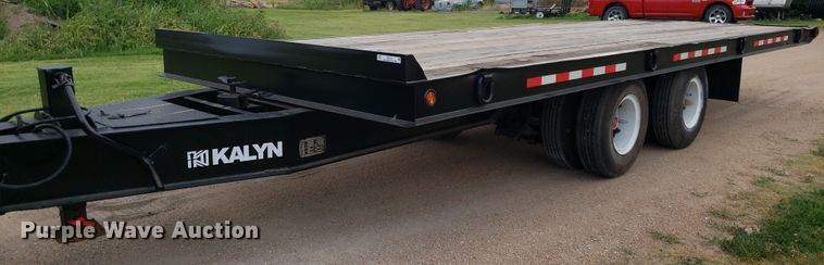 1989 Kalyn  tilt deck equipment trailer - IP9357