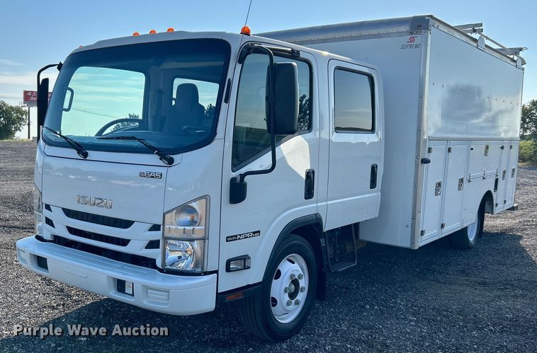 2019 Isuzu NPR HD  Crew Cab box truck - KW9192