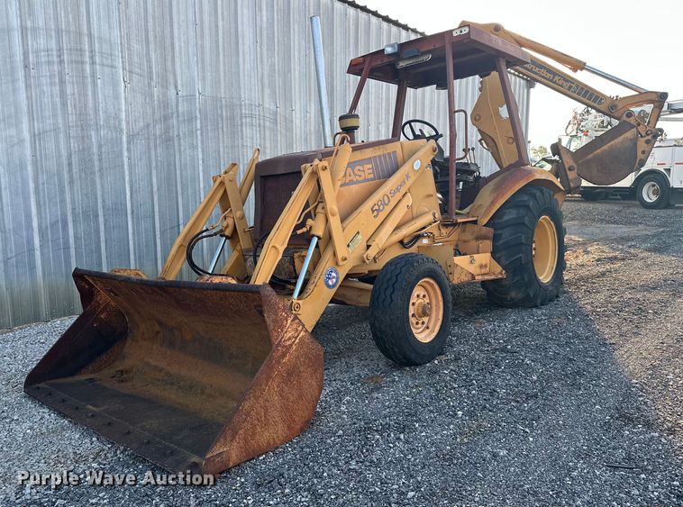 1992 Case 580 Super K  backhoe - KW9197