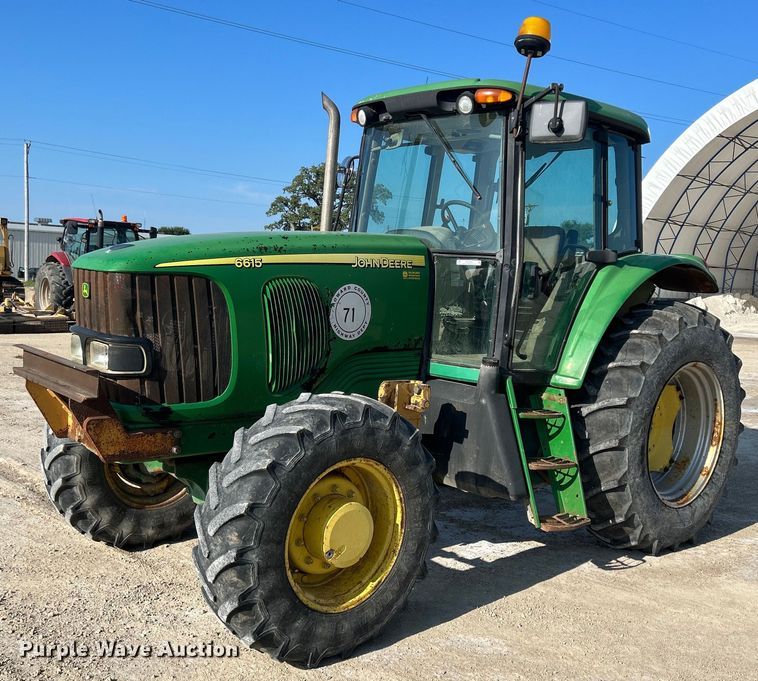 John Deere 6615  MFWD tractor - MC9995