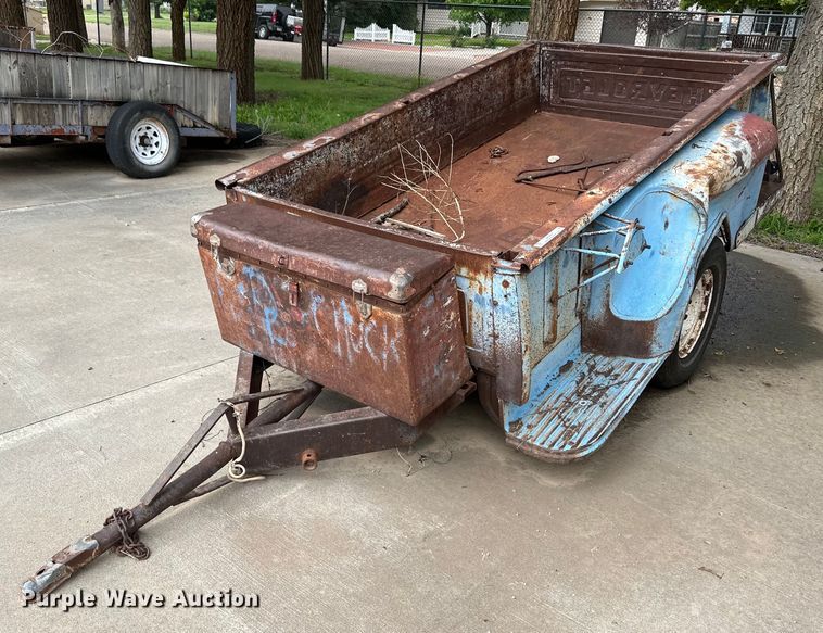 Shop built  pickup truck bed trailer - NE9061