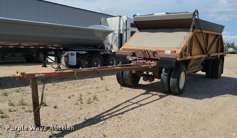 1989 Clement  bottom dump trailer - DQ7481