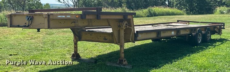 2005 Shop built  drop deck equipment trailer - MB9668