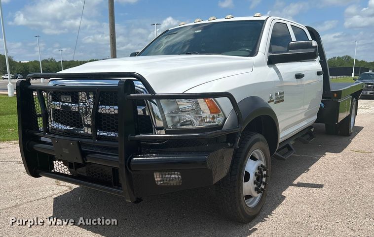 2017 Dodge Ram 4500HD  Crew Cab flatbed truck - DI7907