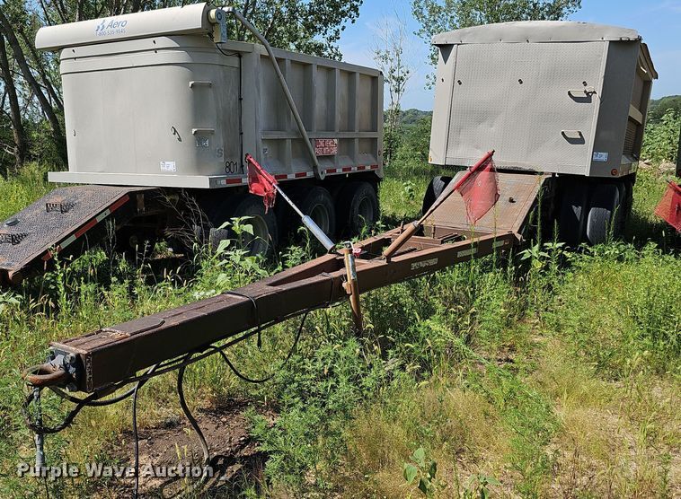 1990 Cornhusker Pup  end dump pup trailer - DQ0125