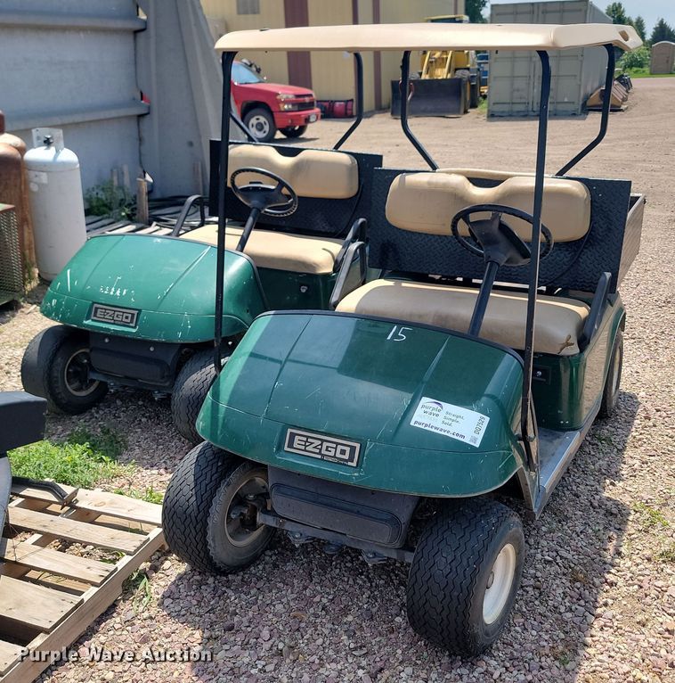 (2) EZ Go golf carts - DQ7529