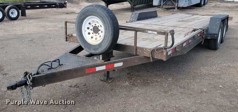 2016 Shop built  tilt deck equipment trailer - LQ9092