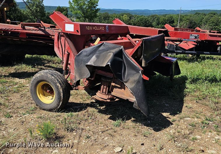 1991 New Holland 411 Discbine  swather / windrower - NT9769