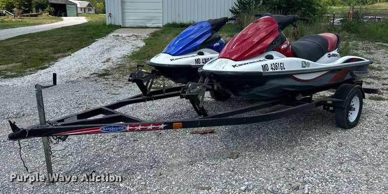 (2) 2006 Kawasaki STX-12F personal watercrafts - OK9709