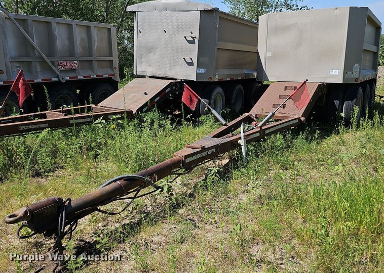1999 Cornhusker 800R-51698-463  end dump pup trailer - DQ0126