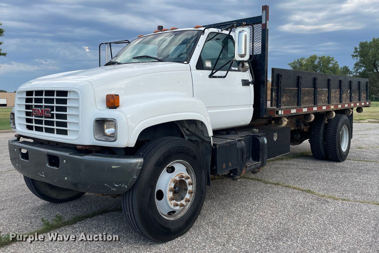 2001 GMC C7500  dump flatbed truck - LS9538