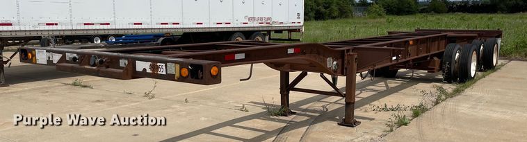 2001 Pratt GN2040LS9A  container trailer - NY9601