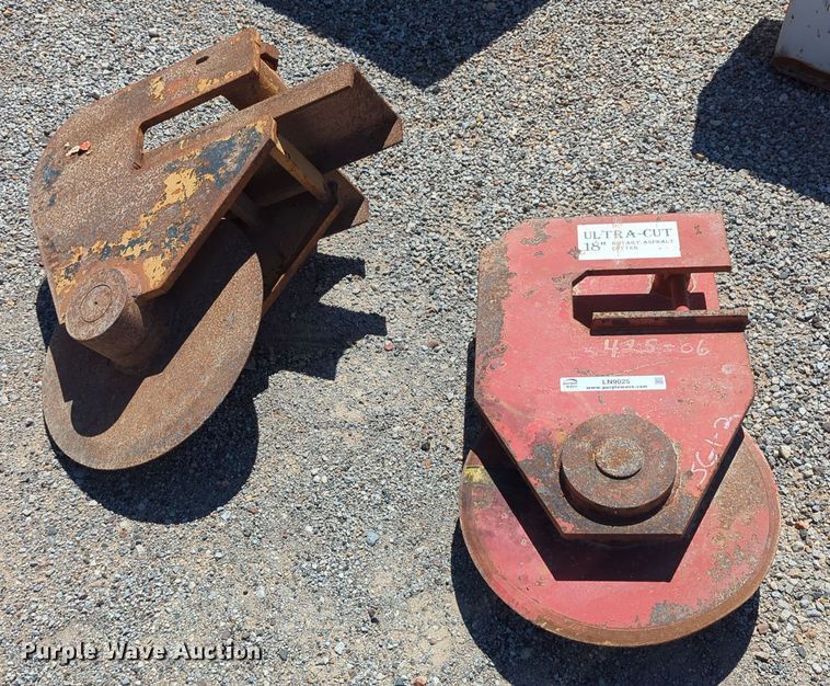 (2) Ultra-Cut 18" asphalt cutters - LN9025