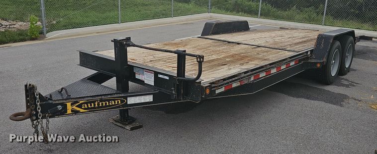 2014 Kaufman  tilt deck equipment trailer - NT9941