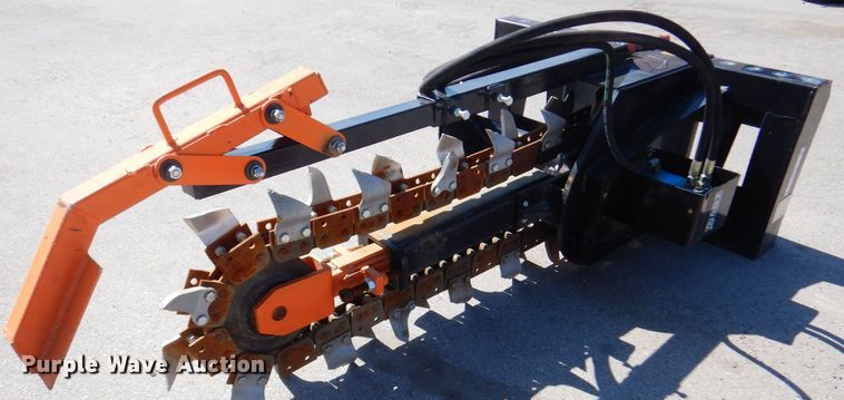 2022 Mower King ECSSCT72  skid steer trencher - IB9564