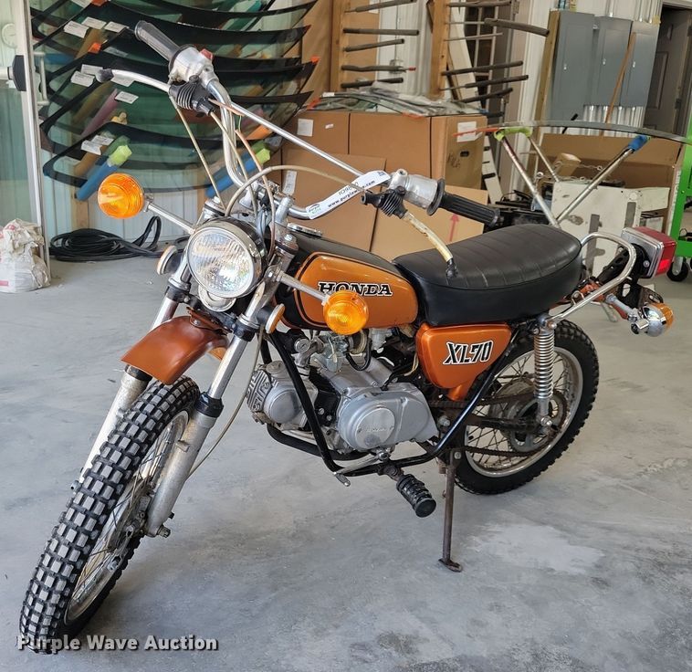 1974 Honda XL70  dirt bike - IQ9830