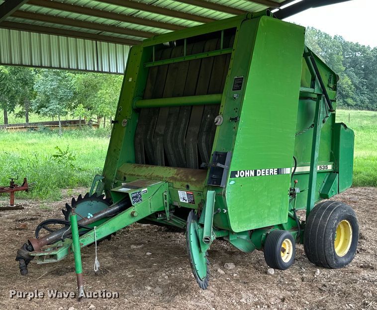 1994 John Deere 535  round baler - ML9151