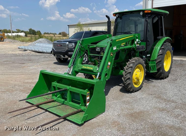 2021 John Deere 5075E  MFWD tractor - NT9527