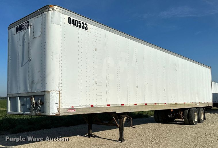 1991 Fruehauf  dry van trailer - HN9991