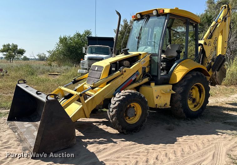 2001 New Holland LB90  backhoe - NF9142