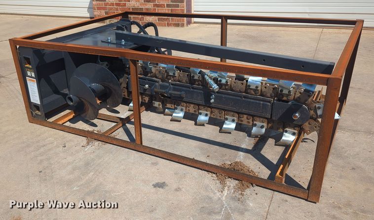 Wolverine TCR-12-48H  skid steer trencher - KB9408