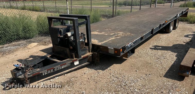 2002 Trail-Eze  tilt deck equipment trailer - OC9434