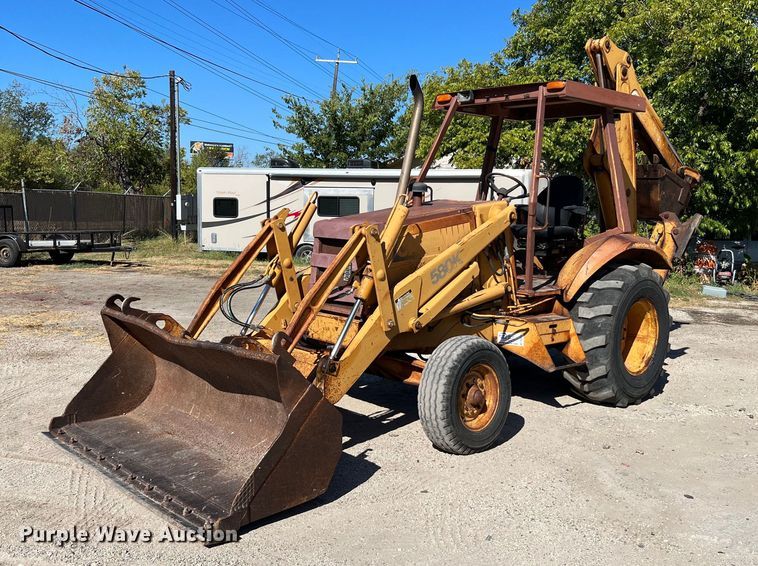 1989 Case 580K  backhoe - DQ2172