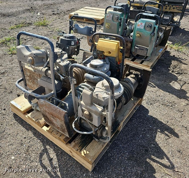 (4) plate compactors - MD9982