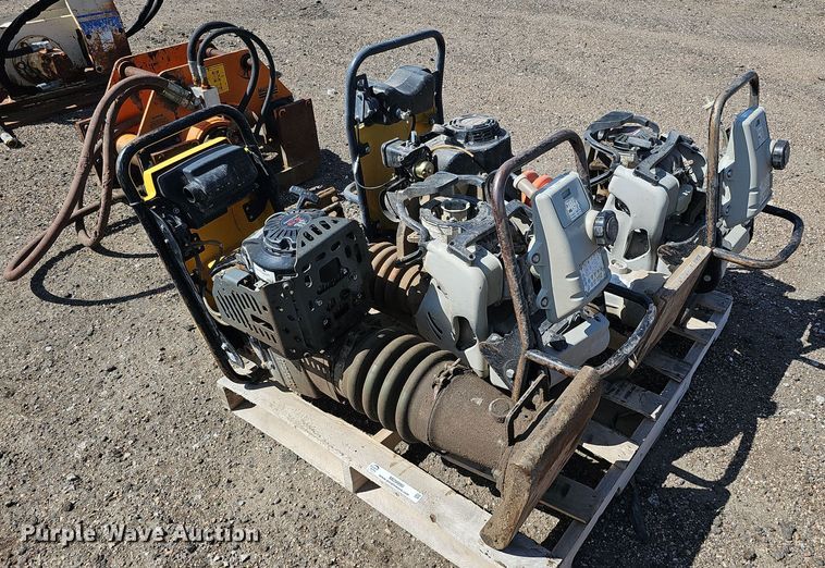 (4) plate compactors - MD9990