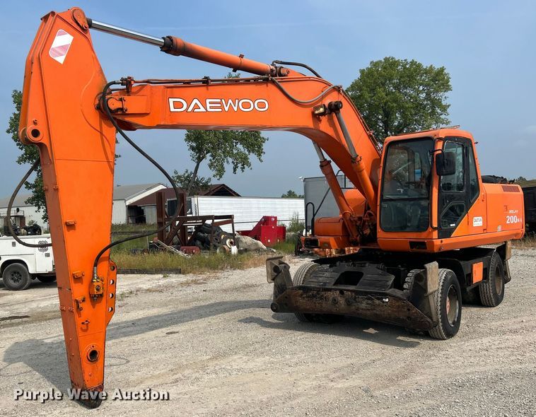 2003 Daewoo Solar 200 W-V  wheeled excavator - NL9563
