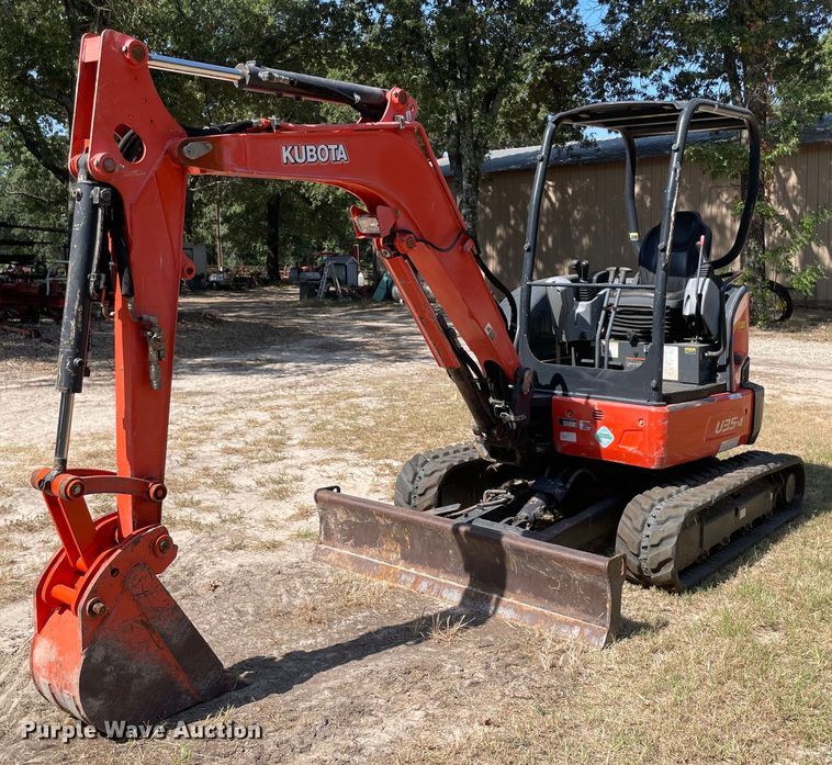 2014 Kubota U35-4  mini excavator - NT9509