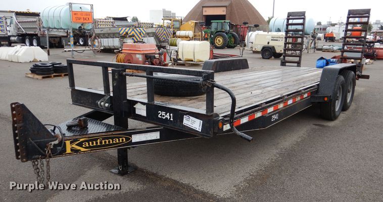 2016 Kaufman equipment trailer - DN8697
