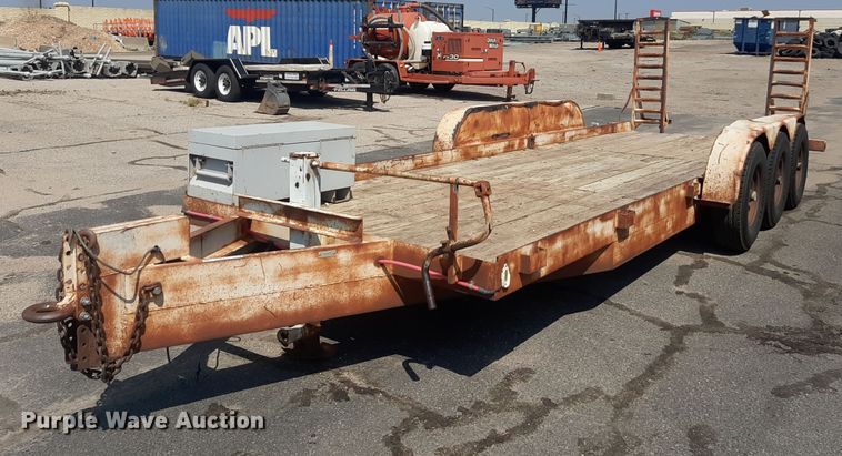 2001 Shop built  Equipment trailer - OF9412