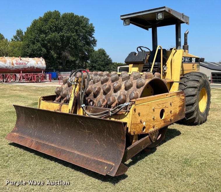 1998 Caterpillar CP-563C  single drum roller - DJ6321