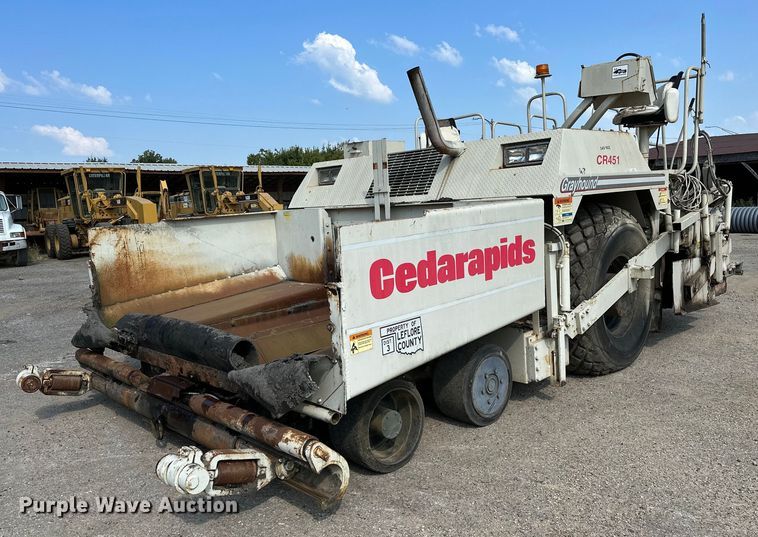 1993 Cedarapids CR451  paver - OG9225
